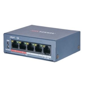 DS-3E0105P-E/M(B), PoE Коммутатор, Hikvision