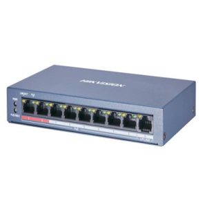 DS-3E0109P-E/M(B), PoE Коммутатор, Hikvision