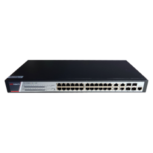 DS-3E2528P(B), PoE Коммутатор, Hikvision
