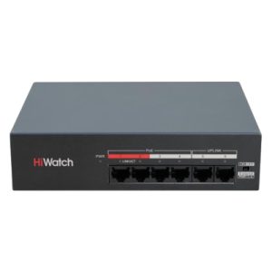 DS-S0106-MP, PoE Коммутатор, HiWatch
