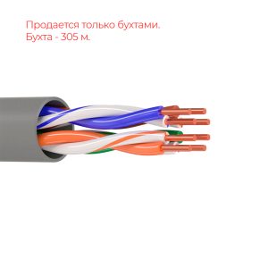 СКО U/UTP Сat 5e PVC 4х2 AWG24 (0,48) Standard Indoor кабель витая пара