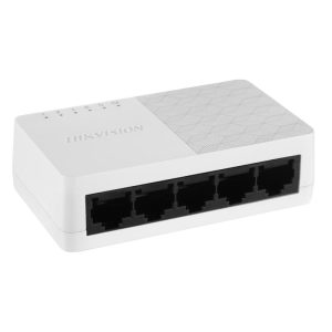 Hikvision DS-3E0105D-O Коммутатор 5-портовый, пластиковый корпус SOHO