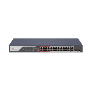 Hikvision DS-3E0326P-E(C) Коммутатор 24-портовый неуправляемый PoE