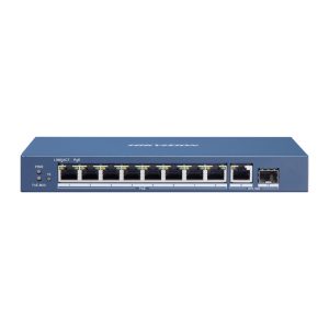 Hikvision DS-3E0510P-E/M Коммутатор 8-портовый неуправляемый PoE