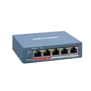 Hikvision DS-3E1105P-EI Коммутатор 4-портовый PoE
