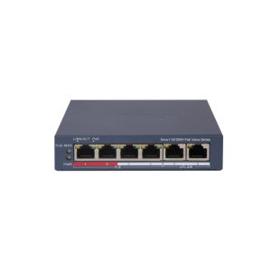 Hikvision DS-3E1106P-EI/M Коммутатор 4-портовый PoE, управление через Hik-Partner Pro