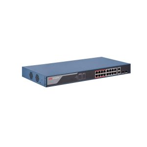 Hikvision DS-3E1318P-EI(B) Коммутатор 16-портовый PoE, управление через Hik-Partner Pro