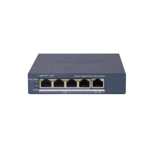 Hikvision DS-3E1505P-EI Коммутатор 4-портовый PoE, управление через Hik-Partner Pro