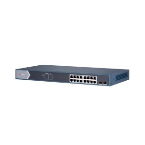 Hikvision DS-3E1518P-SI Коммутатор 16-портовый PoE, управление через Hik-Partner Pro