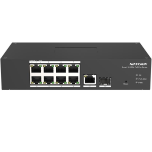 Hikvision DS-3T1310P-SI/HS Промышленный 8-портовый управляемый коммутатор Hi-PoE, HPP