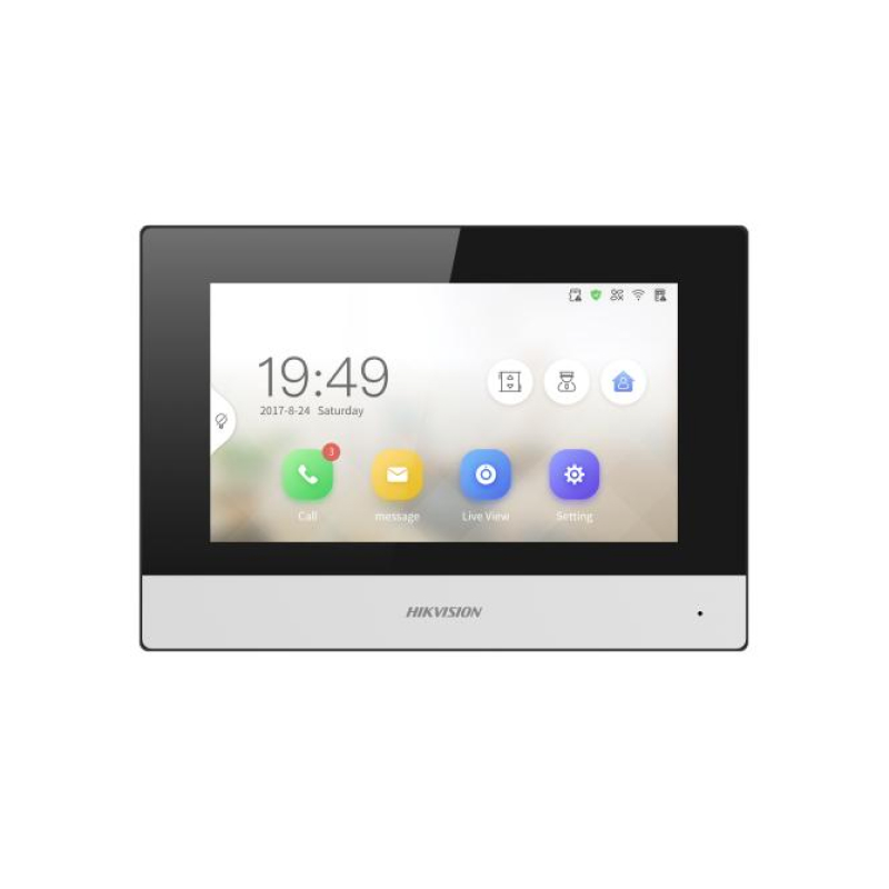 Hikvision DS-KH6320-WTDE1 видеодомофон 7" цветной TFT LCD экран