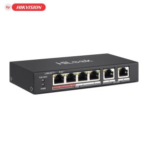 HiLook NS-0106P-35 Коммутатор 4-портовый неуправляемый PoE
