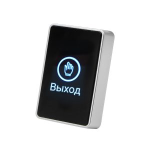 iButton-05 Black Кнопка выхода накладная сенсорная из пластика с индикацией (NO/NC контакты)