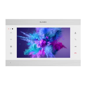 Slinex SL-10N Cloud цвет сереб.+белый. 10" Домофон с сенсорным экраном и переадресацией на смартфон