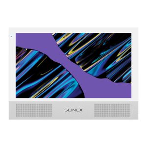 Slinex Sonik-10 цвет белый. 10" AHD Домофон с сенсорным экраном, динамиками и сменными панелями