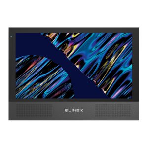 Slinex Sonik-10 цвет черный. 10" AHD Домофон с сенсорным экраном, динамиками и сменными панелями