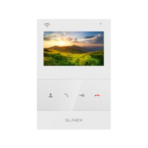 Slinex SQ-04N Cloud цвет белый. 4" Цветной домофон c программной детекцией движения.